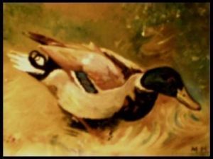 Voir cette oeuvre de marc machin: portrait d'un canard