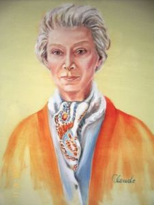 Peinture de Claude Forthomme: Portrait of a lady