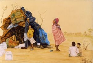 Voir cette oeuvre de Claude Forthomme: Darfour la tente des refugies