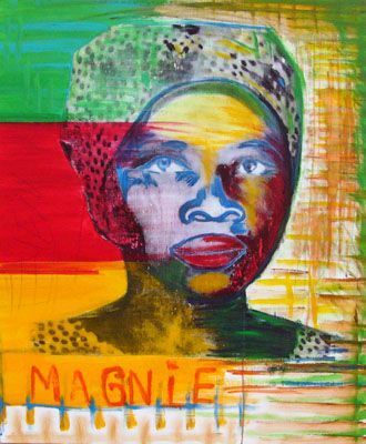 Magnie - Peinture - Florence Beal-Nenakwe