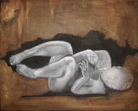 foetus - Peinture - Eric Dequidt