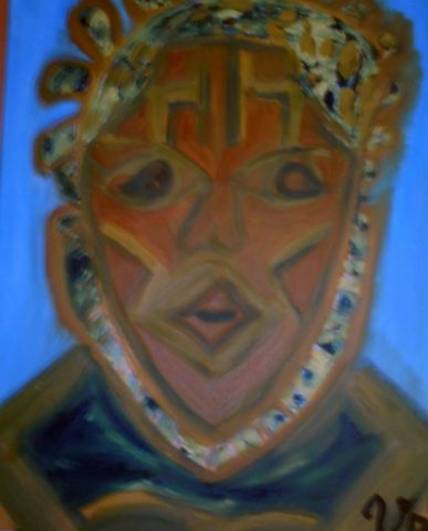 masque - Peinture - larnaka
