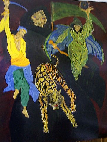 tarot - Peinture - larnaka