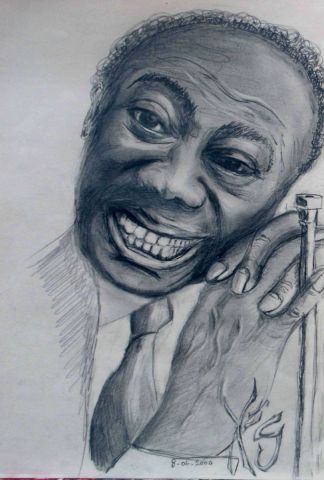 Louis Armstrong - Dessin - Yfig
