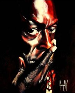 Voir cette oeuvre de Joel Guerin: Miles Davis N1