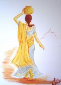 Peinture de Elisabeth MORIN: Drape de Ceylan
