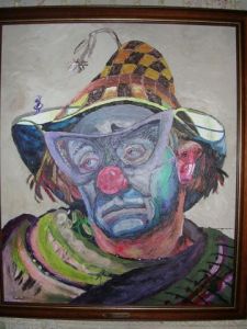 Voir le détail de cette oeuvre: le clown triste