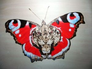 Oeuvre de Colette Bohrer: Papillon tigre
