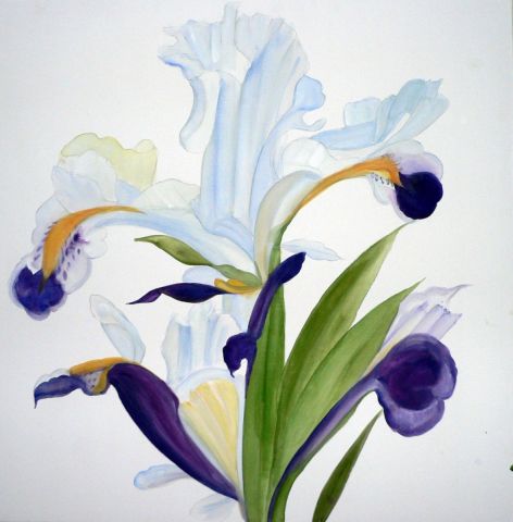 fleur 5 - Peinture - bea