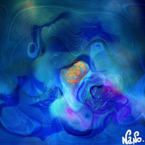 reve bleu - Art numerique - nano