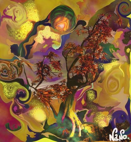 l'arbre - Art numerique - nano