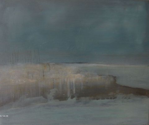 L'artiste Anik Karadjian - Paysage glacé
