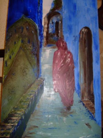 L'artiste jany-france - rue au maroc