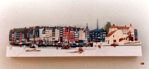Honfleur - Le vieux Port - La Lieutenance - Peinture - MADRAZ