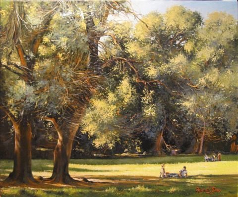 Apres-midi sous bois - Peinture - Marcel BOOS
