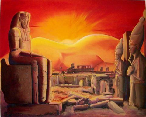 l'horizon de l'homme - Peinture - Kim Bokja