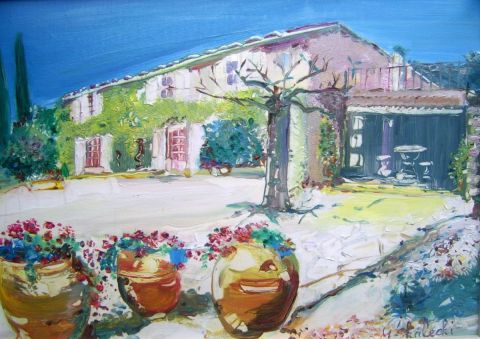Maison provencale - Peinture - Maryse SKALECKI