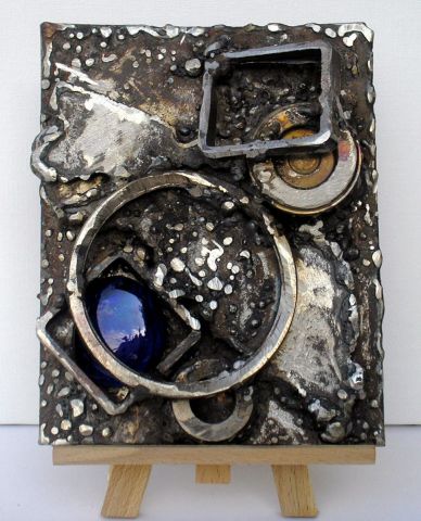 duo en bleu azur - Sculpture - anny aguiar