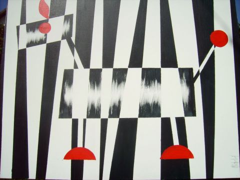 zebre - Peinture - michelf