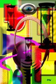 LE TEMPS - Art numerique - hasard85