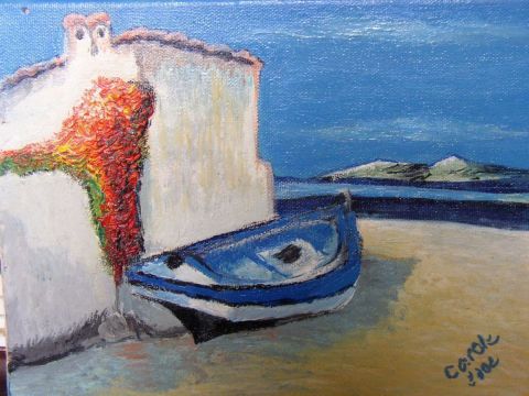 grece - Peinture - Carole boivin