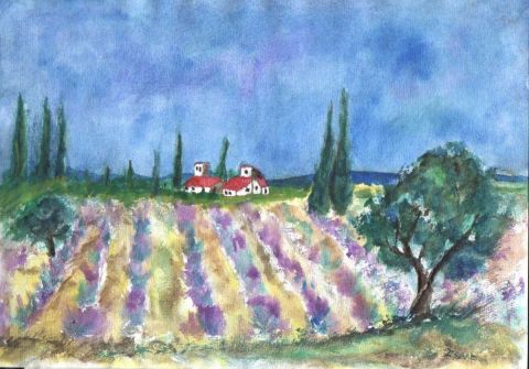Provence - Peinture - Isaac Le Besq