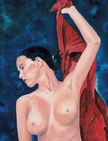 L'artiste bruno pruvost - Le drape rouge