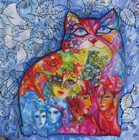 VENISE - Peinture - OXANA ZAIKA