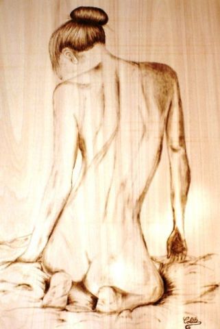 L'artiste Colette Bohrer - Femme nue