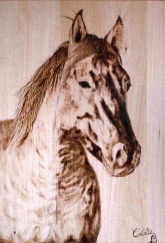 L'artiste Colette Bohrer - Le cheval