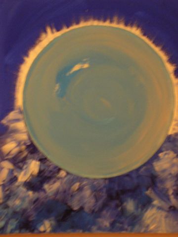 boule de terre - Peinture - lilou