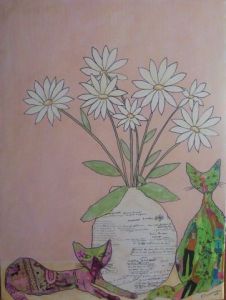 Voir cette oeuvre de Regine Graviassy Devarewaerre: Le bouquet 