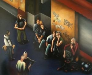 Voir cette oeuvre de Lionel Le Jeune: La rue