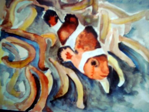 poisson - Peinture - silvia hohl