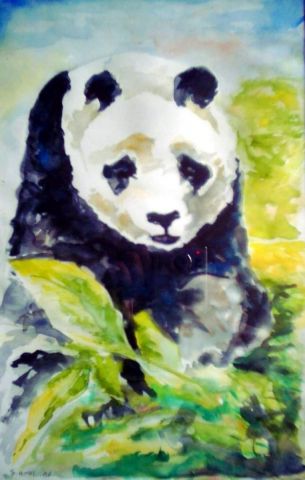 panda - Peinture - silvia hohl