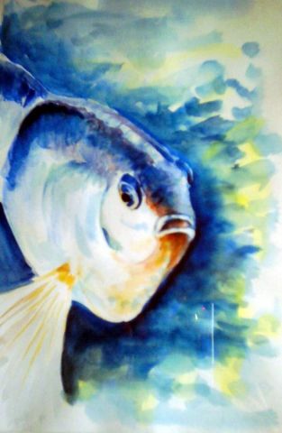 poisson - Peinture - silvia hohl