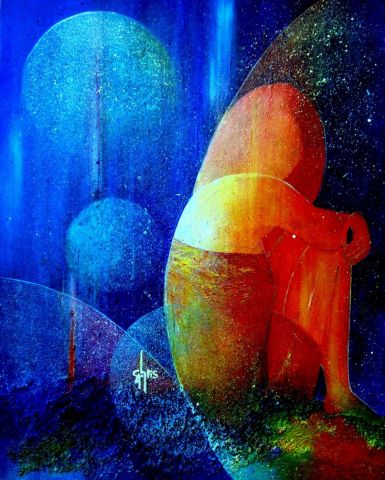 Cocoon - Peinture - CHRIS