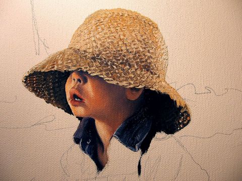 Mon petit Jardinier - Peinture - Marcel BOOS