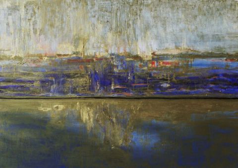 Lumiere sur la lagune - Peinture - Jean-Claude Lamberdiere
