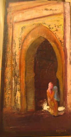 Entree de medina - Peinture - ASTRID ANIDJAR