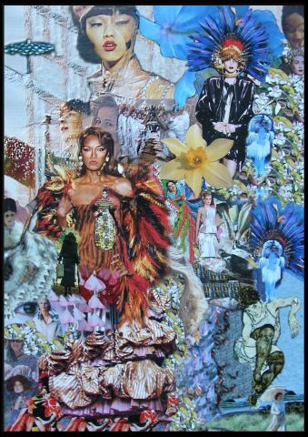 Hommage a la Femme - Collage - Beatrice DOLIER