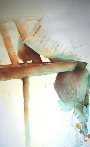 Adieu Petit Ange - Peinture - Laurencegh