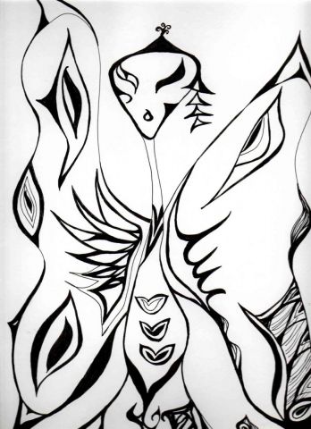 L'artiste Luna Lykan - Essence de papillon