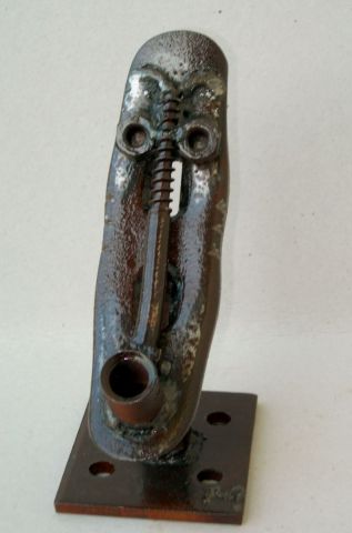 tete africaine V - Sculpture - medora