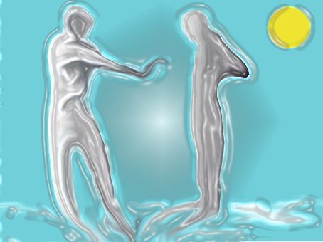 Corps liquides - Art numerique - colin