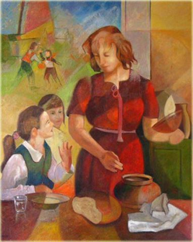 L'artiste bruno gaulin - Le repas