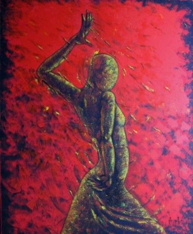 danseuse de flamenco - Peinture - NEIMA