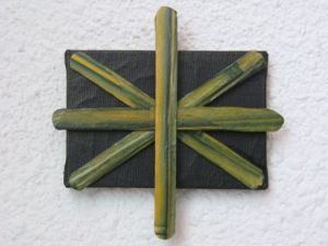 Voir le détail de cette oeuvre: Croix basque verte