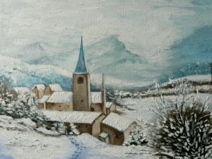 Voir le détail de cette oeuvre: Village sous la neige