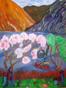 Voir cette oeuvre de Kaja: Arbre en fleurs